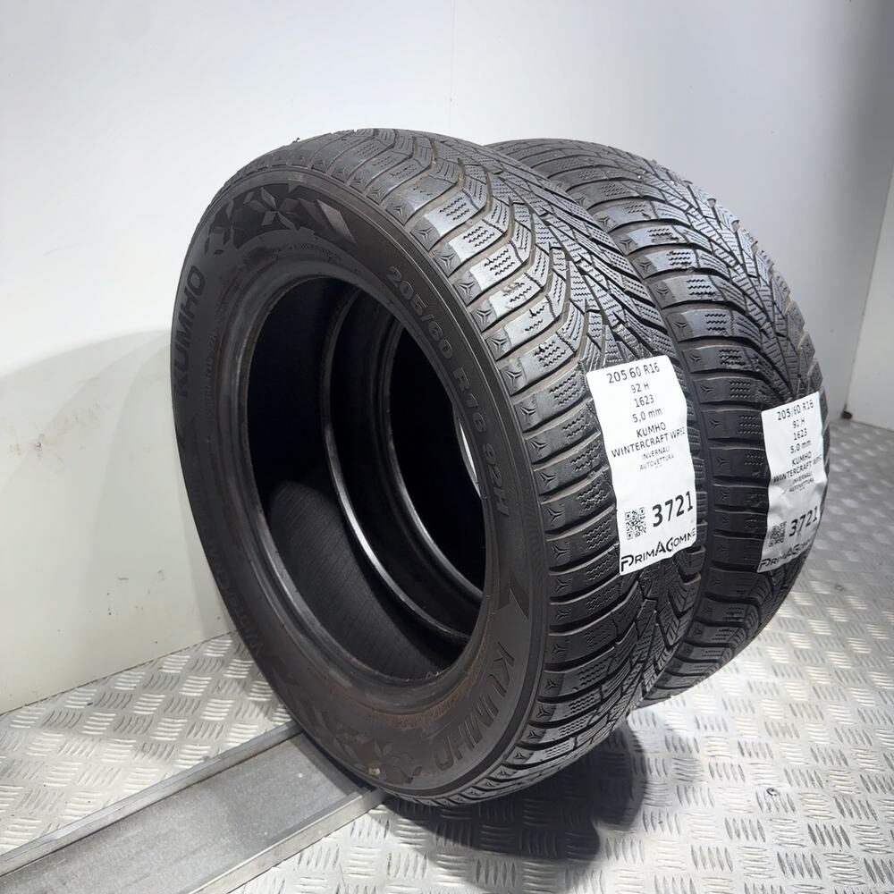 Gomme Usate 205 60 R16 92H Kumho Wintercraft WP52 71% Invernali | Gomme Usate | PrimaGomme.it Kumho Wintercraft WP52 205/60 R16 92H, dettaglio fotografico 7