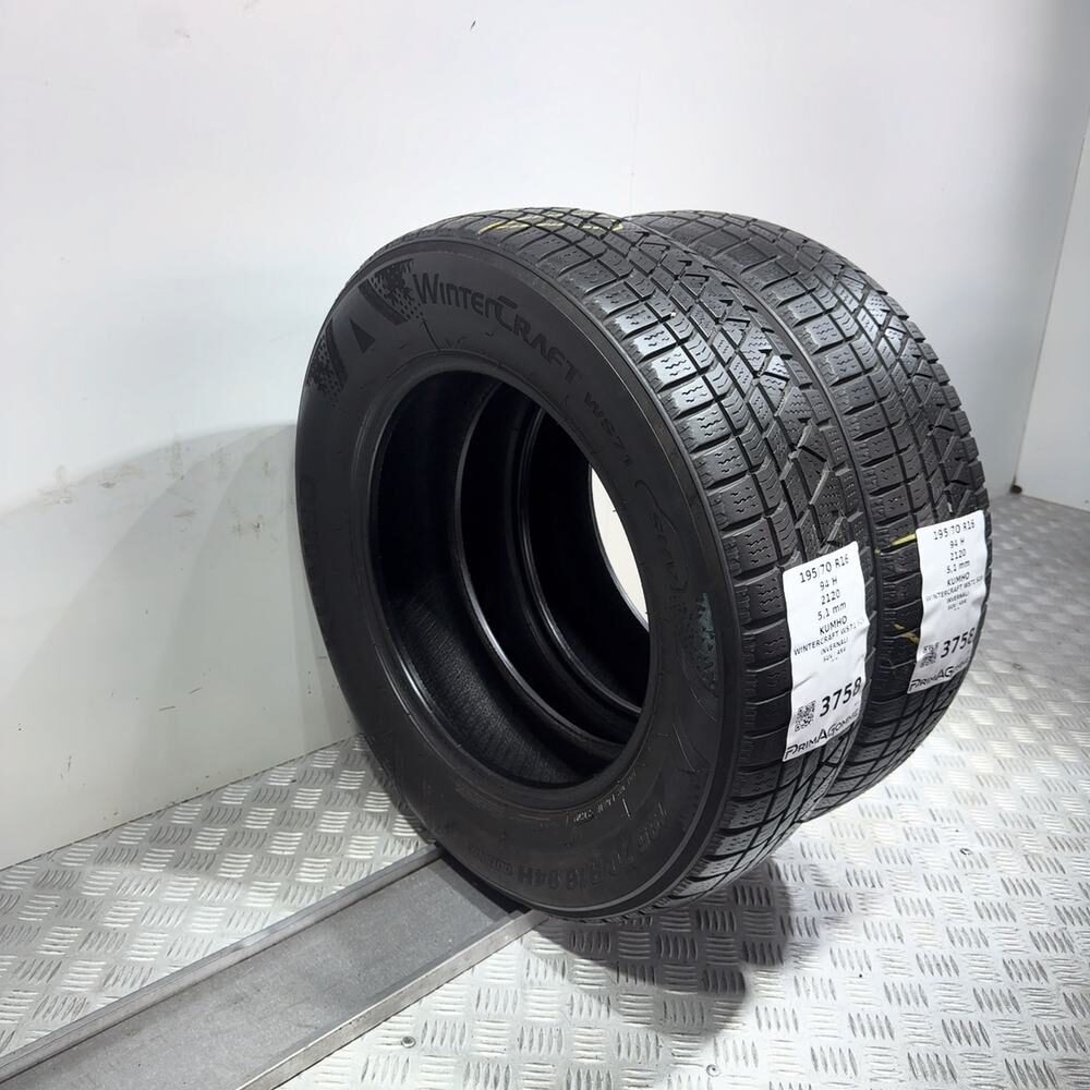 Gomme Usate 195 70 R16 94H Kumho Wintercraft WS71 SUV 73% Invernali | Gomme Usate | PrimaGomme.it Kumho Wintercraft WS71 SUV 195/70 R16 94H, dettaglio fotografico 7