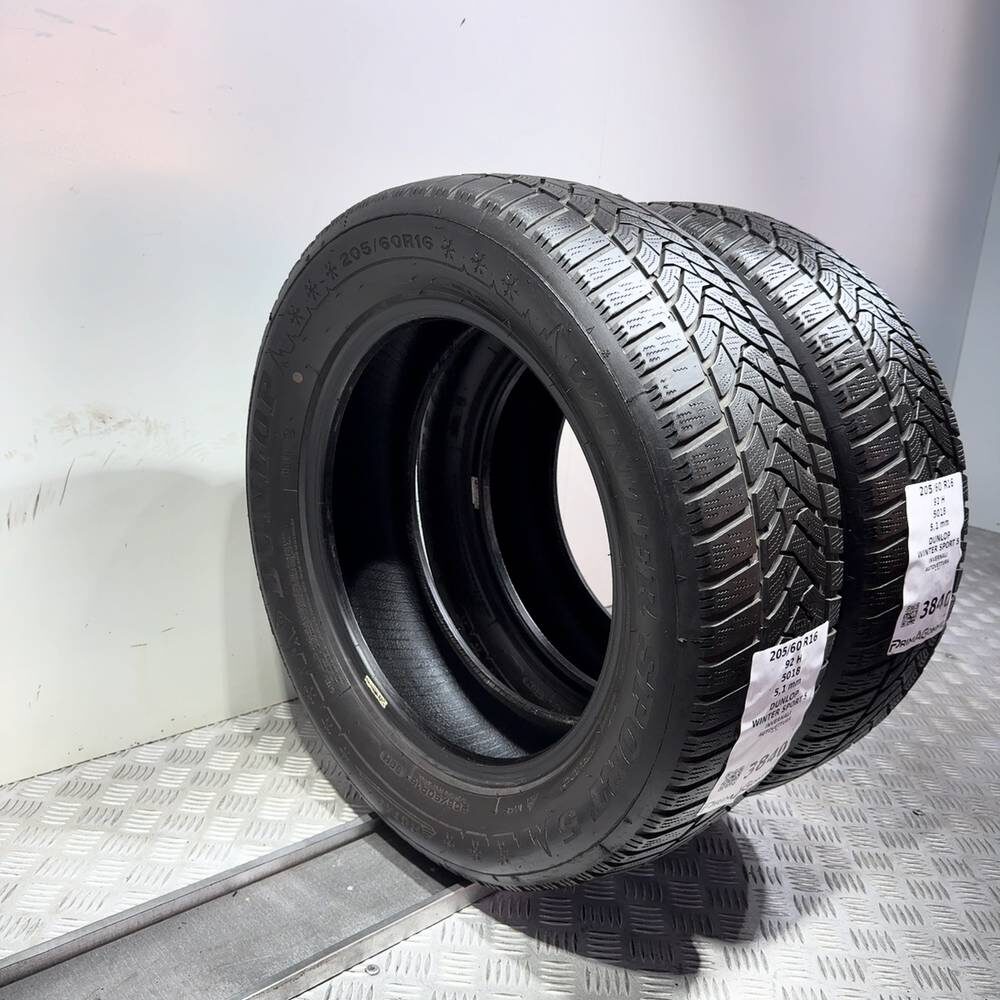 Gomme Usate 205 60 R16 92H Dunlop Winter Sport 5 73% Invernali | Gomme Usate | PrimaGomme.it DUNLOP Winter Sport 5 205/60 R16 92H, dettaglio fotografico 7