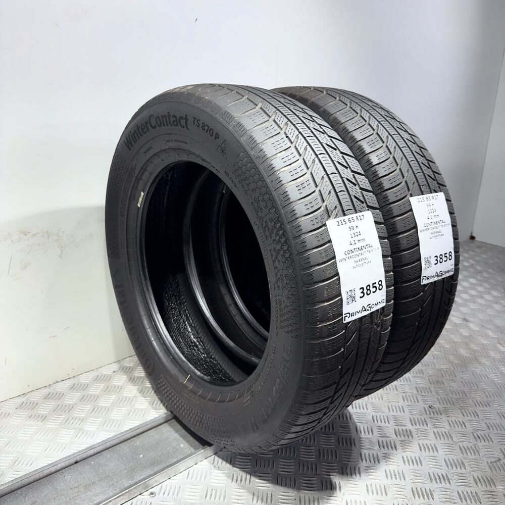 Gomme Usate 215 65 R17 99H Continental Wintercontact TS 870 P Invernali | Gomme Usate | PrimaGomme.it CONTINENTAL Wintercontact TS 870 P 215/65 R17 99H, dettaglio fotografico 7