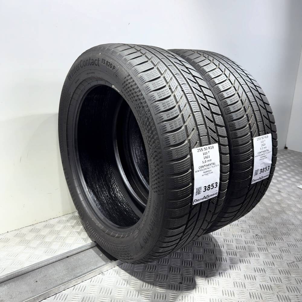 Gomme Usate 255 50 R19 103T Continental Wintercontact TS 870 P 71% Invernali | Gomme Usate | PrimaGomme.it CONTINENTAL Wintercontact TS 870 P 255/50 R19 103T, dettaglio fotografico 7