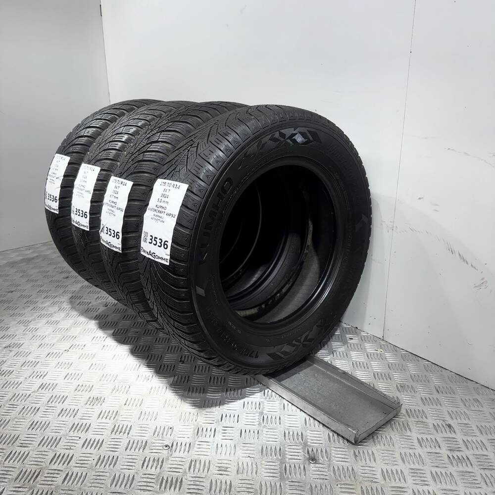 Gomme Usate 175 70 R14 84T Kumho Wintercraft WP52 71% Invernali | Gomme Usate | PrimaGomme.it Kumho Wintercraft WP52 175/70 R14 84T, dettaglio fotografico 7