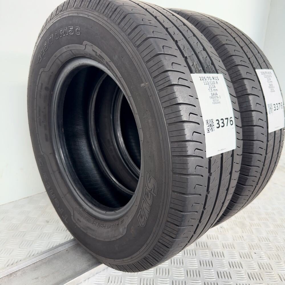 Gomme Usate 225 70 R15C 112/110R SAVA TRENTA 2 98% Estive | Gomme Usate | PrimaGomme.it SAVA TRENTA 2 225/70 R15C 112/110R, dettaglio fotografico 8