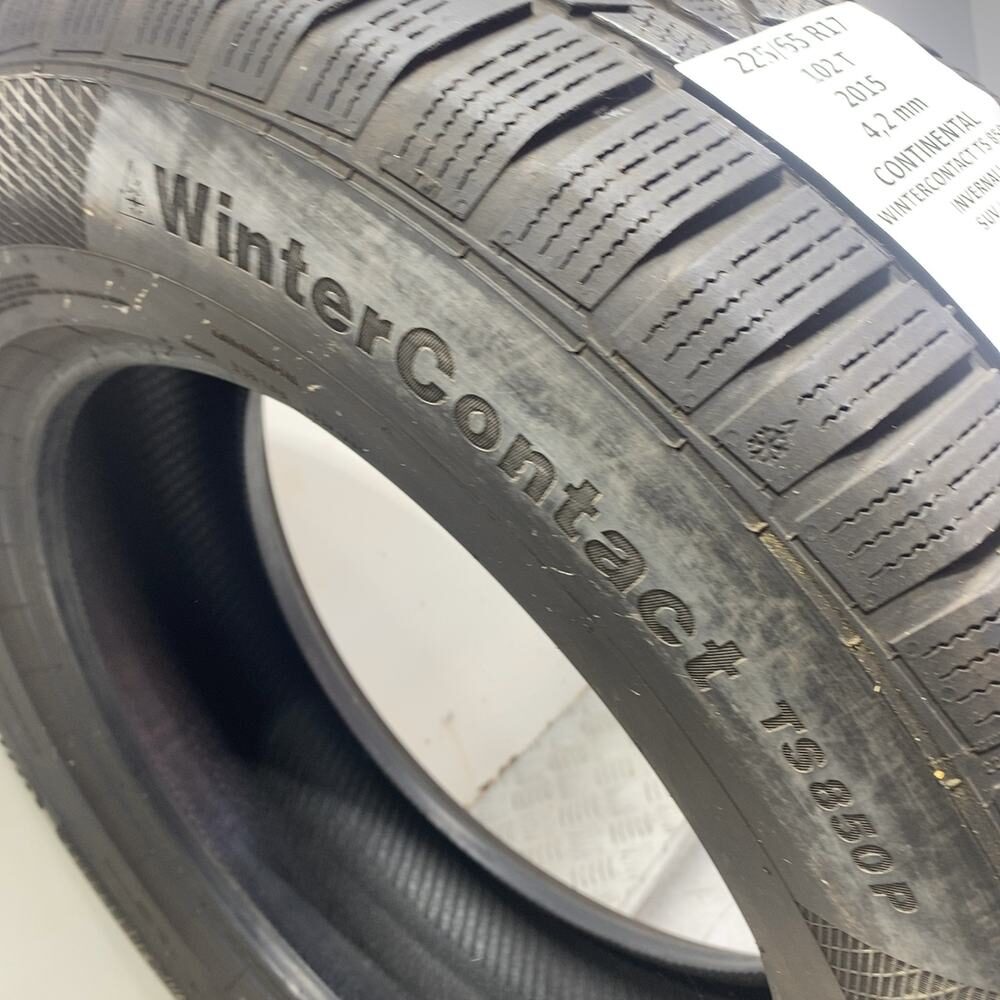 Gomma usata CONTINENTAL Wintercontact TS 850 P 225/65 R17 102T – foto 09 | Prima Gomme CONTINENTAL Wintercontact TS 850 P 225/65 R17 102T, dettaglio fotografico 9
