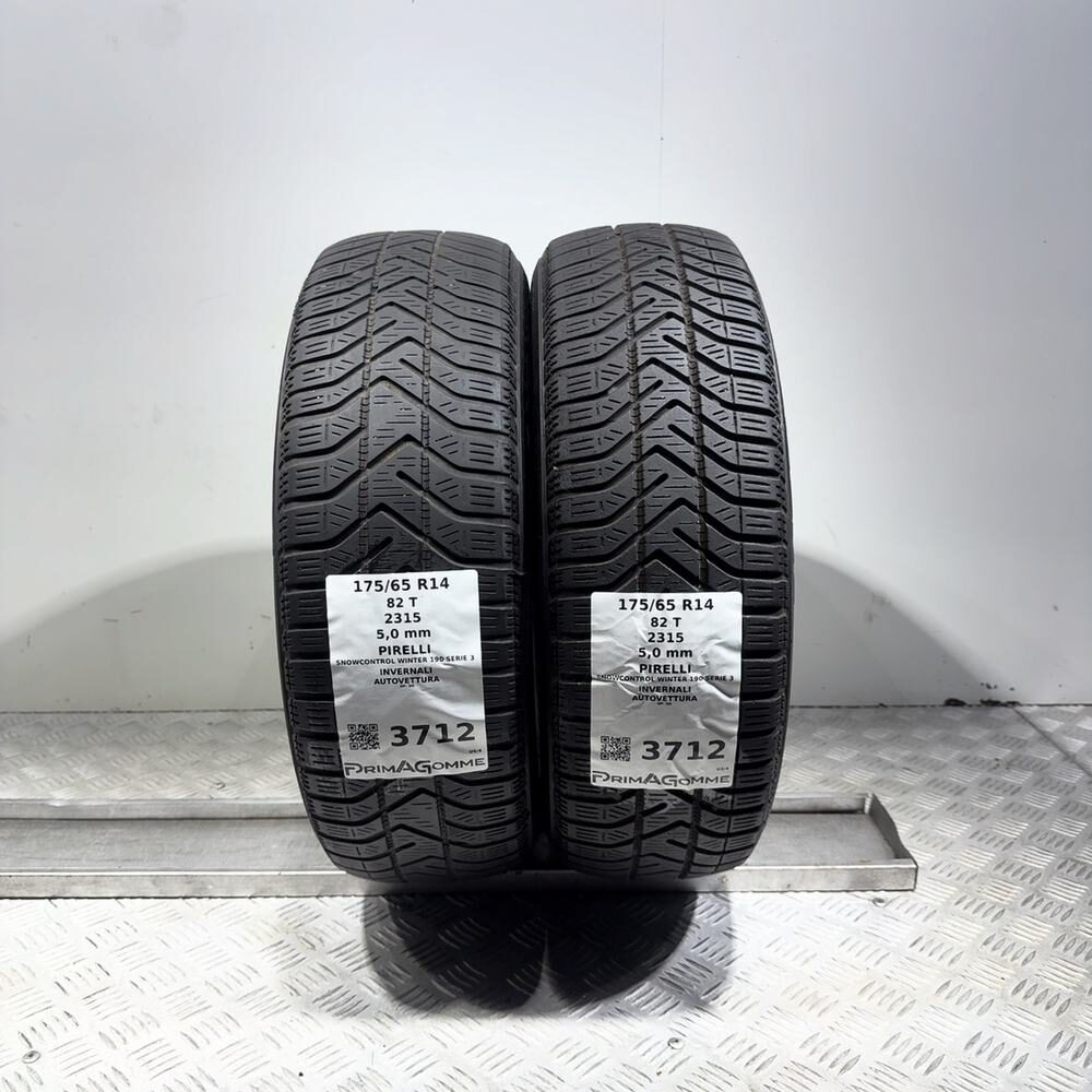 Gomme usate PIRELLI Snowcontrol Winter 190 Serie 3 175/65 R14 82T – foto 09 | Prima Gomme PIRELLI Snowcontrol Winter 190 Serie 3 175/65 R14 82T, dettaglio fotografico 9