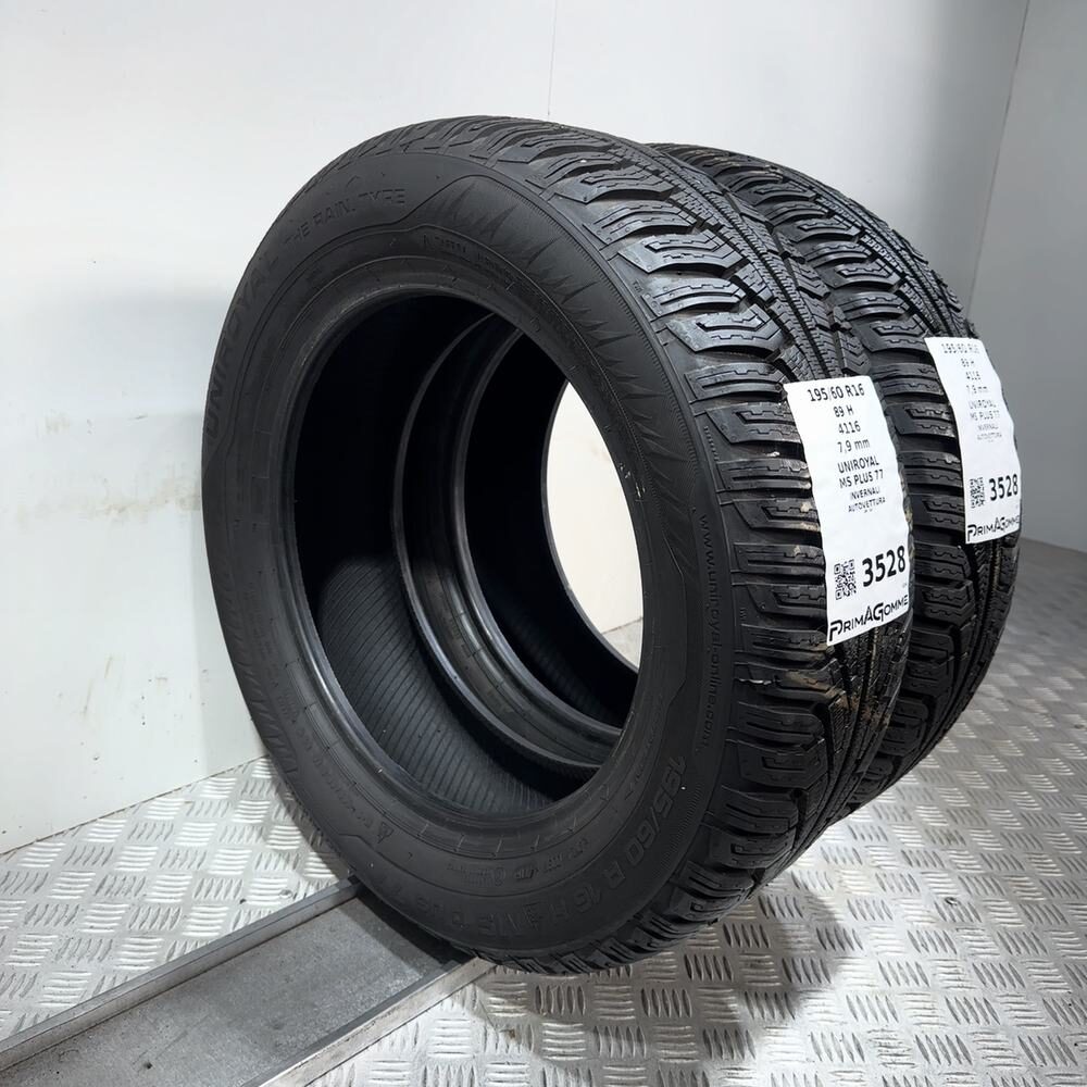 Gomme Usate 195 60 R16 89H Uniroyal MS Plus 77 79% Invernali | Gomme Usate | PrimaGomme.it UNIROYAL MS PLUS 77 195/60 R16 89H, dettaglio fotografico 12