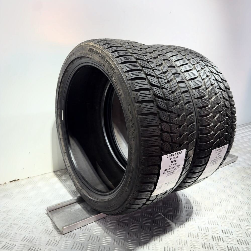 Gomme Usate 235 40 R18 95V XL Bridgestone Blizzak LM-25V 98% Invernali | Gomme Usate | PrimaGomme.it BRIDGESTONE Blizzak LM-25V 235/40 R18 95V, dettaglio fotografico 13