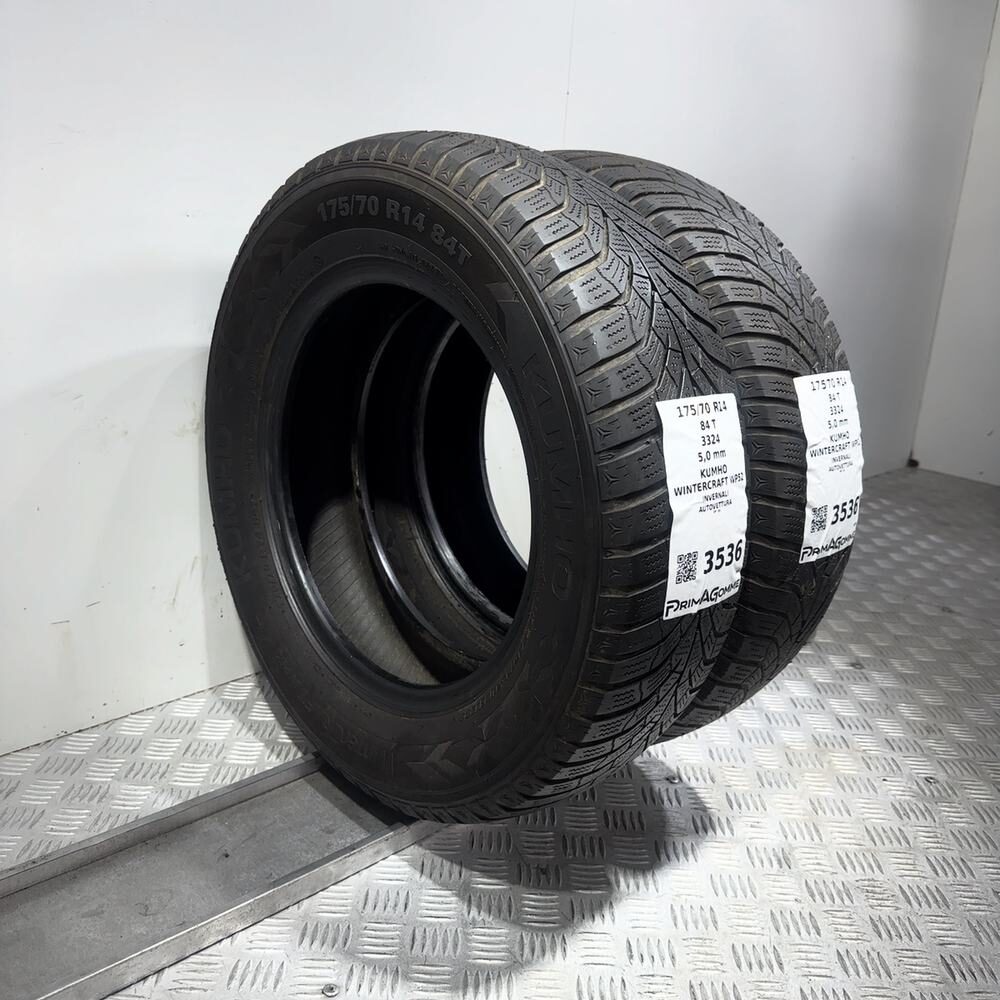 Gomme Usate 175 70 R14 84T Kumho Wintercraft WP52 71% Invernali | Gomme Usate | PrimaGomme.it Kumho Wintercraft WP52 175/70 R14 84T, dettaglio fotografico 17