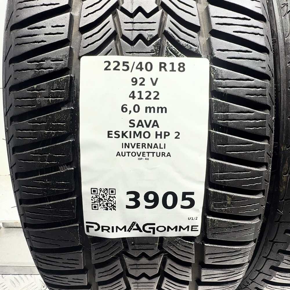 Gomme Usate 225 40 R18 92V Sava Eskimo HP 2 86% Invernali | Gomme Usate | PrimaGomme.it SAVA Eskimo HP 2 225/40 R18 92V, dettaglio fotografico 3