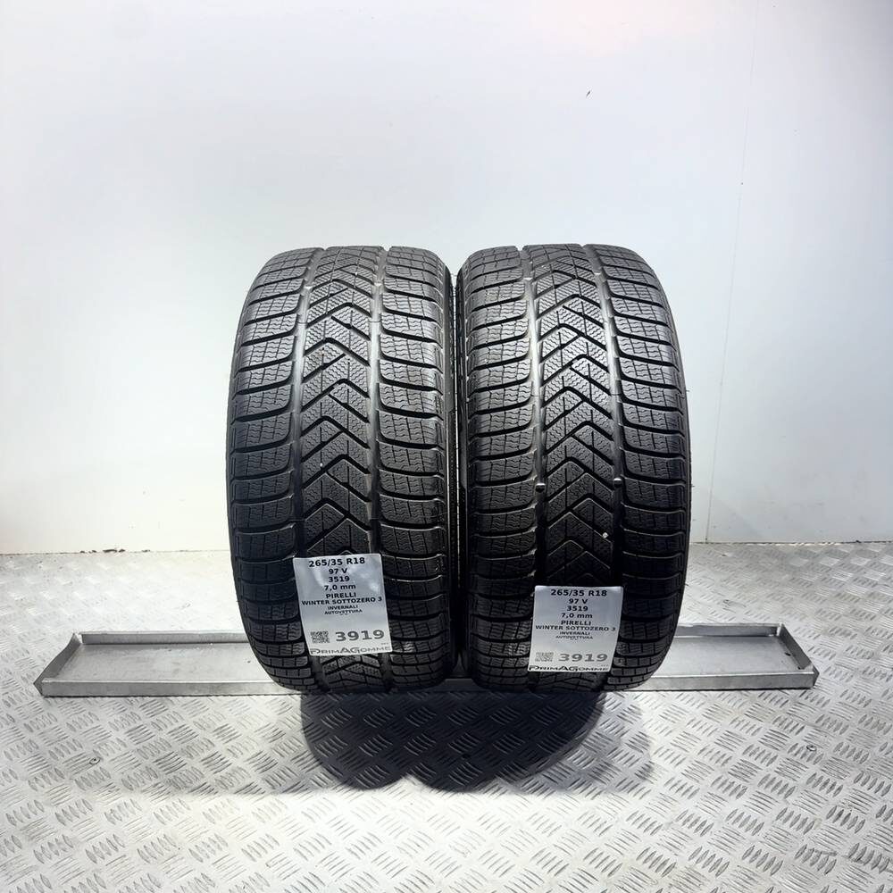 Gomme usate PIRELLI Winter Sottozero 3 265/35 R18 97V | Prima Gomme Gomme usate PIRELLI Winter Sottozero 3 265/35 R18 97V