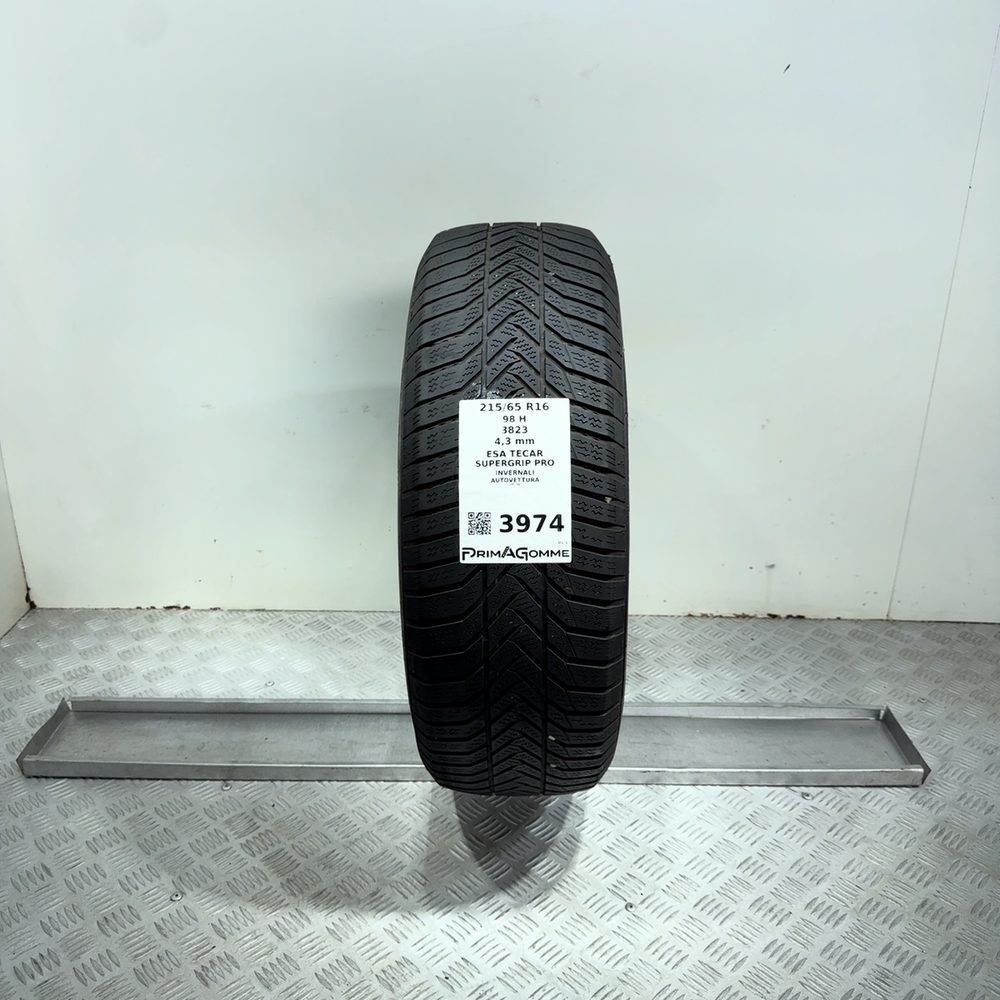 Gomma Usata 215 65 R16 98H Esa Tecar Supergrip Pro Invernale | Gomme Usate | PrimaGomme.it Gomma usata ESA TECAR Supergrip Pro 215/65 R16 98H