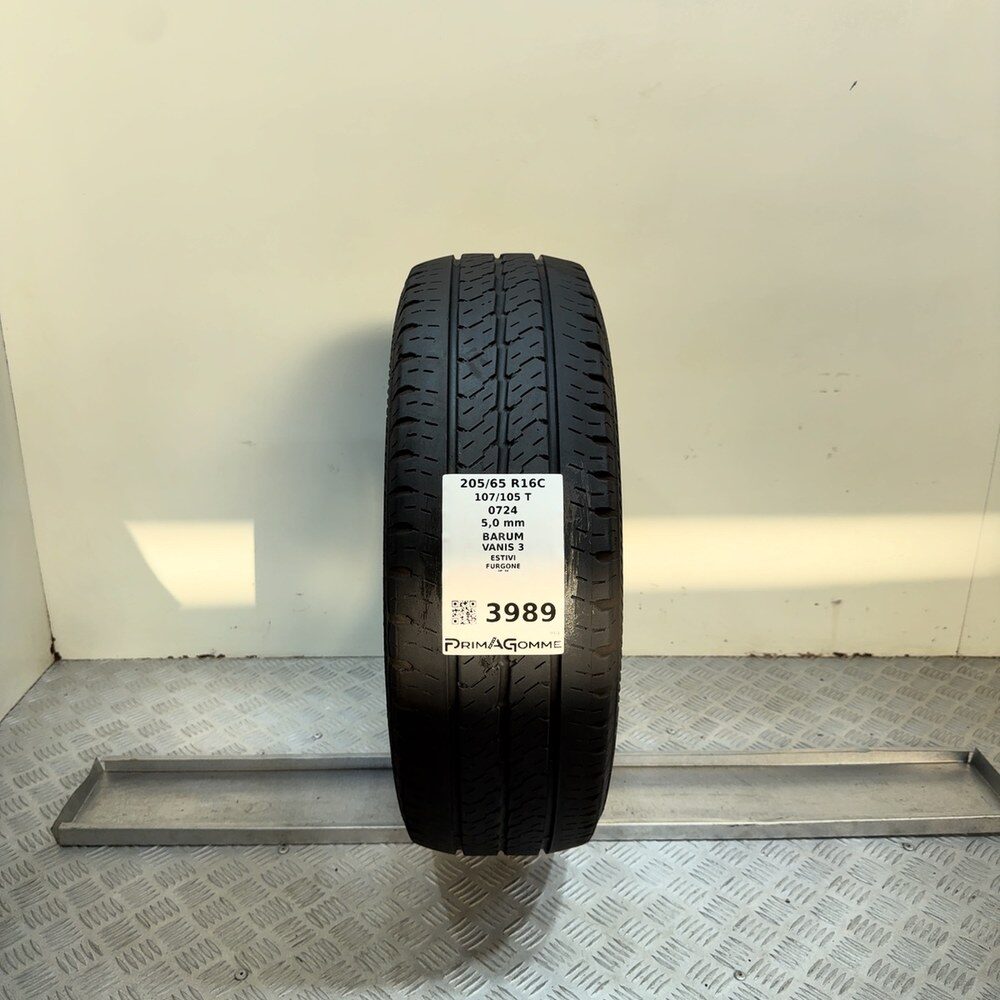 Gomma Usata 205 65 R16C 107/105T Barum Vanis 3 71% Estivo | Gomme Usate | PrimaGomme.it Gomma usata BARUM Vanis 3 205/65 R16C 107/105T