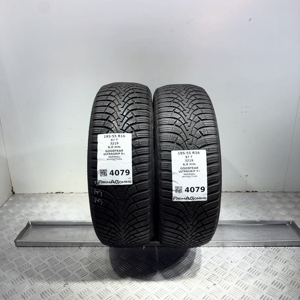 Gomme Usate 195 55 R16 87T Goodyear Ultragrip 9+ 86% Invernali | Gomme Usate | PrimaGomme.it Gomme usate GOODYEAR Ultragrip 9+ 195/55 R16 87T