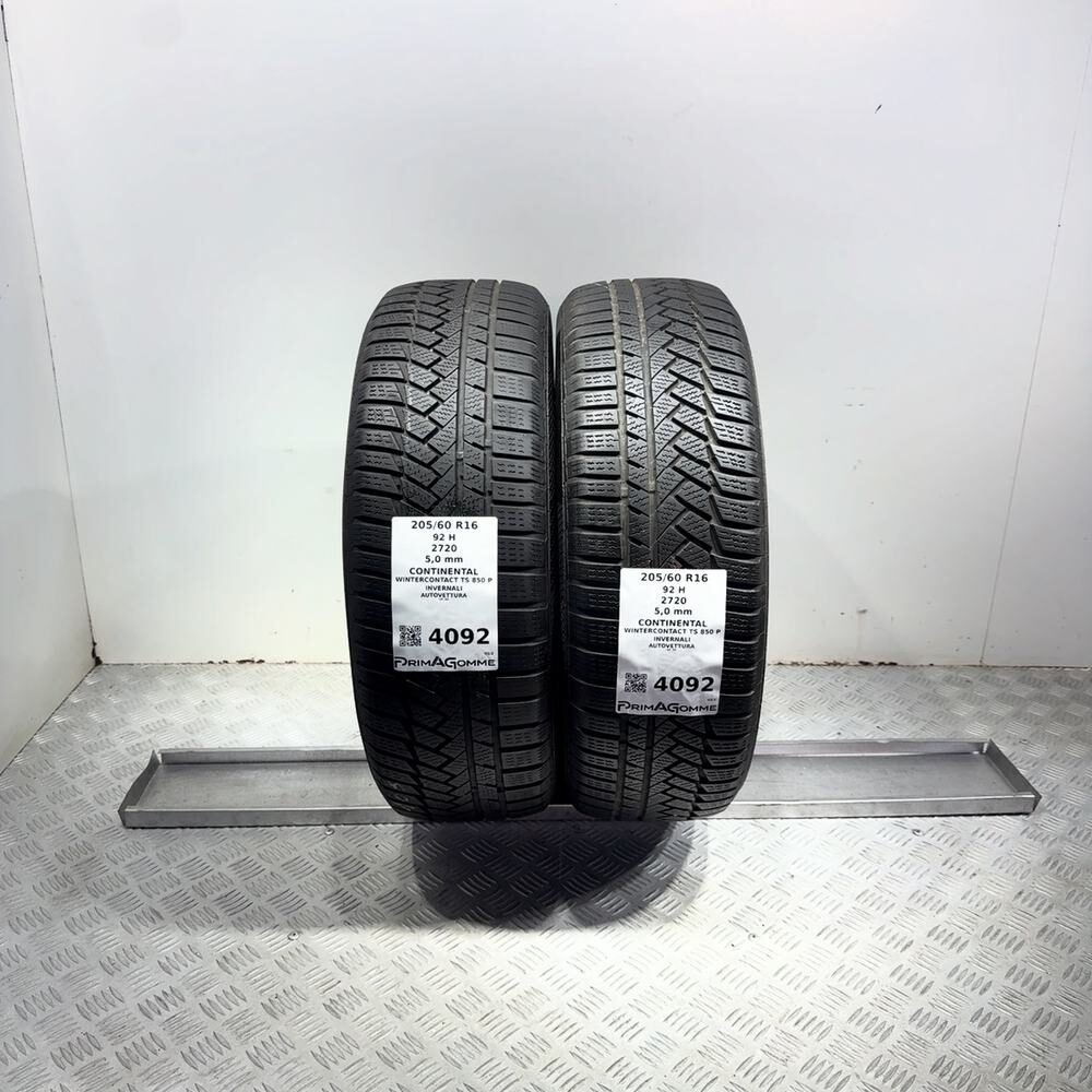 Gomme Usate 205 60 R16 92H Continental Wintercontact TS 850 P 71% Invernali | Gomme Usate | PrimaGomme.it Gomme usate CONTINENTAL Wintercontact TS 850 P 205/60 R16 92H