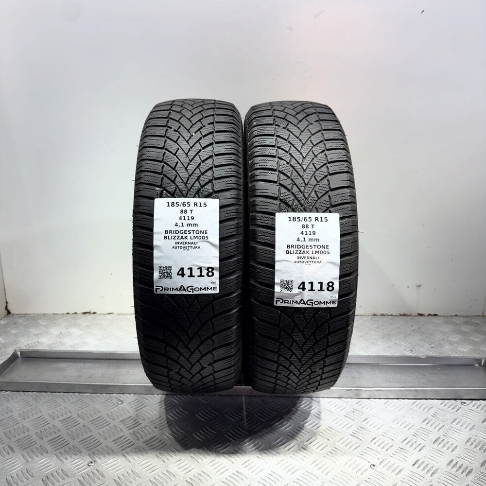 Gomme usate BRIDGESTONE Blizzak LM005 185/65 R15 88T | Prima Gomme Gomme usate BRIDGESTONE Blizzak LM005 185/65 R15 88T