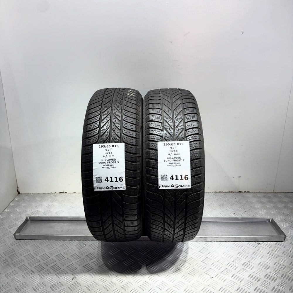 Gomme usate Gislaved Euro Frost 5 195/65 R15 91T | Prima Gomme Gomme usate Gislaved Euro Frost 5 195/65 R15 91T