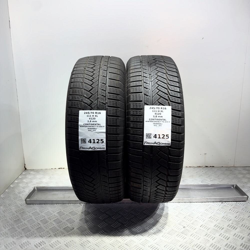 Gomme usate CONTINENTAL Wintercontact TS 850 P 245/70 R16 111H | Prima Gomme Gomme usate CONTINENTAL Wintercontact TS 850 P 245/70 R16 111H