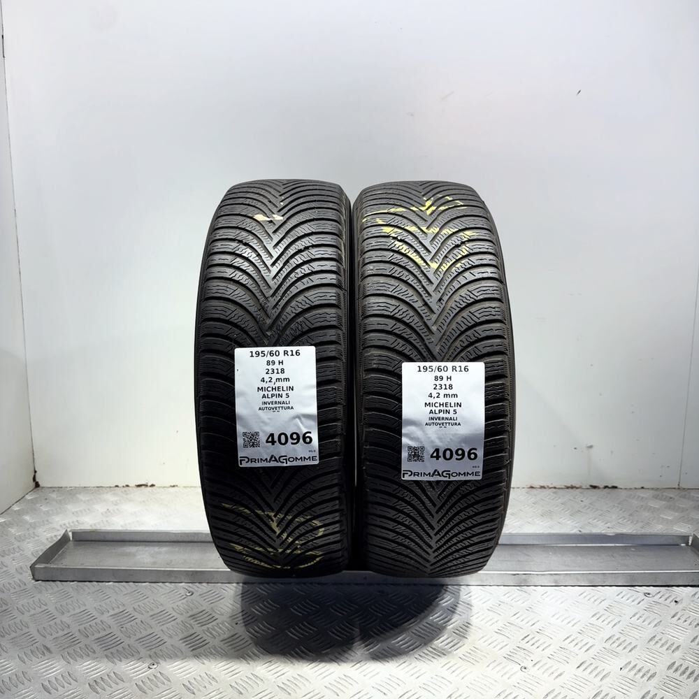 Gomme usate MICHELIN Alpin 5 195/60 R16 89H | Prima Gomme Gomme usate MICHELIN Alpin 5 195/60 R16 89H