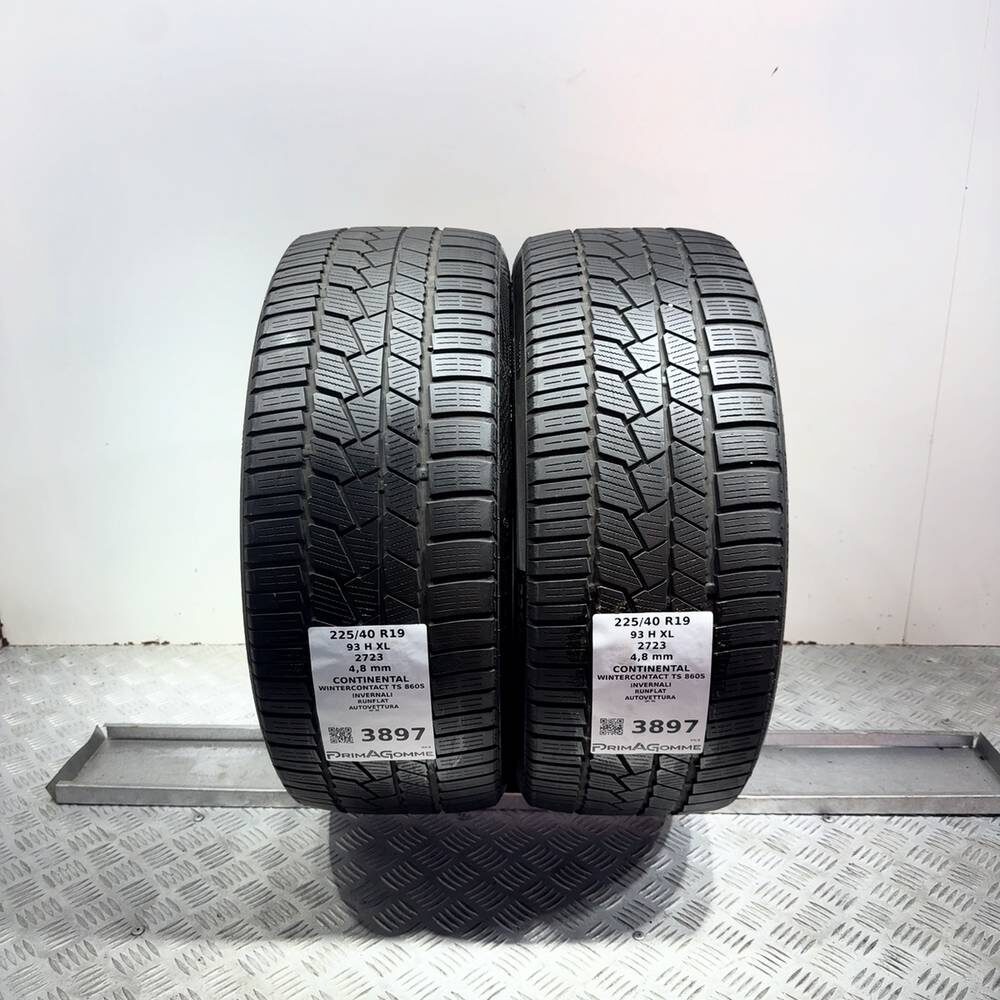Gomme usate CONTINENTAL Wintercontact TS 860S 225/40 R19 93H | Prima Gomme Gomme usate CONTINENTAL Wintercontact TS 860S 225/40 R19 93H