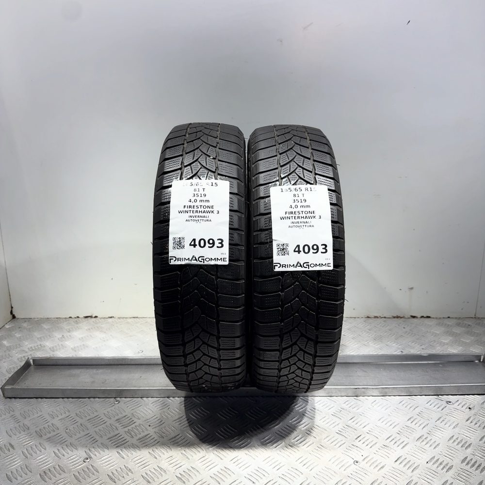 Gomme Usate 165 65 R15 81T Firestone Winterhawk 3 Invernali | Gomme Usate | PrimaGomme.it Gomme usate FIRESTONE Winterhawk 3 165/65 R15 81T
