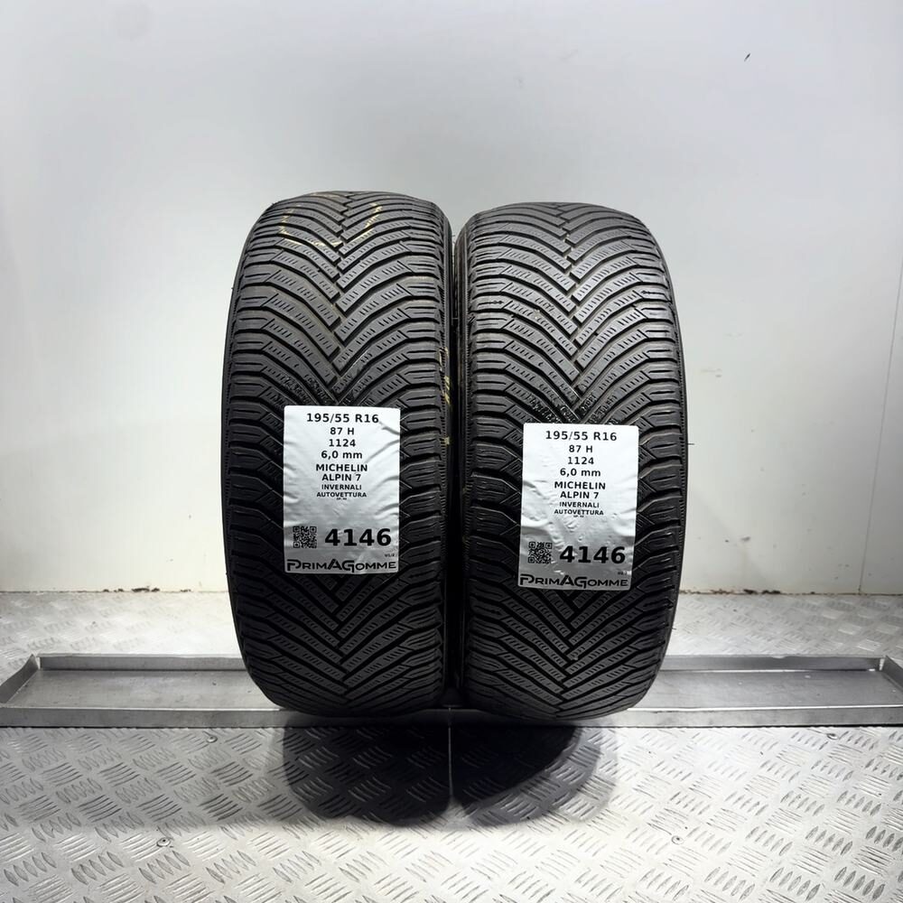Gomme usate MICHELIN Alpin 7 195/55 R16 87H | Prima Gomme Gomme usate MICHELIN Alpin 7 195/55 R16 87H