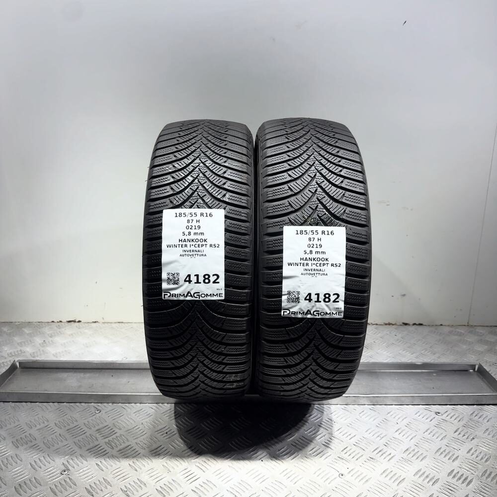 Gomme usate HANKOOK Winter I*Cept RS2 185/55 R16 87H | Prima Gomme Gomme usate HANKOOK Winter I*Cept RS2 185/55 R16 87H