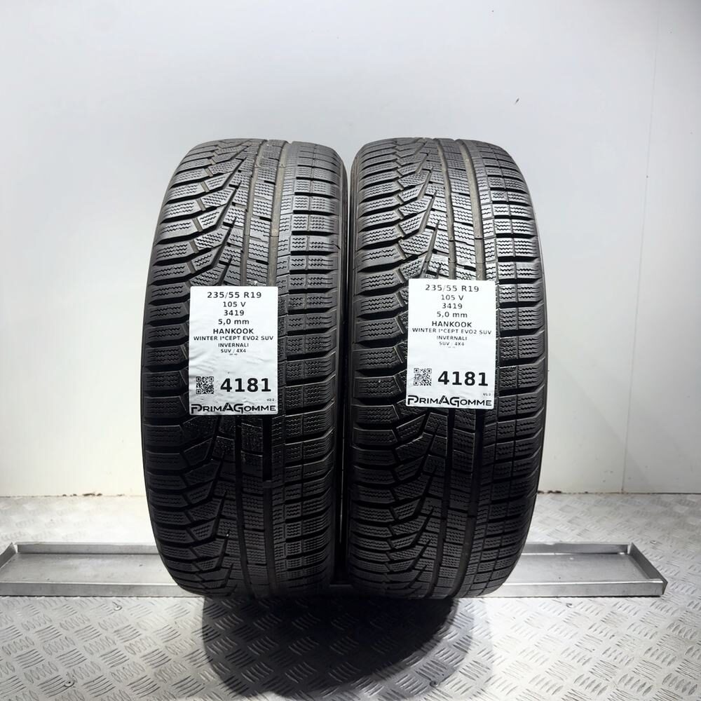Gomme Usate 235 55 R19 105V Hankook Winter I*Cept Evo2 SUV 71% Invernali | Gomme Usate | PrimaGomme.it Gomme usate HANKOOK Winter I*Cept Evo2 SUV 235/55 R19 105V