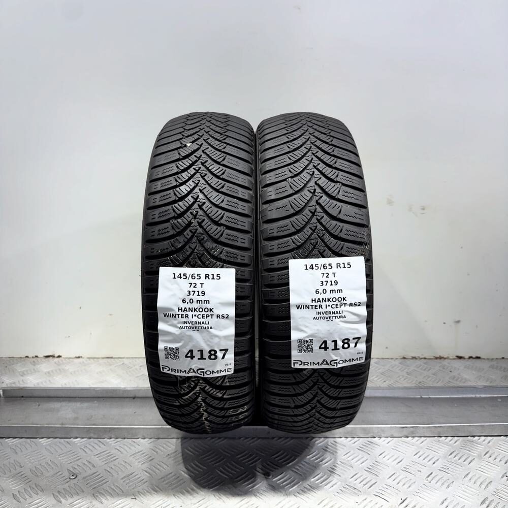 Gomme usate HANKOOK Winter I*Cept RS2 145/65 R15 72T | Prima Gomme Gomme usate HANKOOK Winter I*Cept RS2 145/65 R15 72T