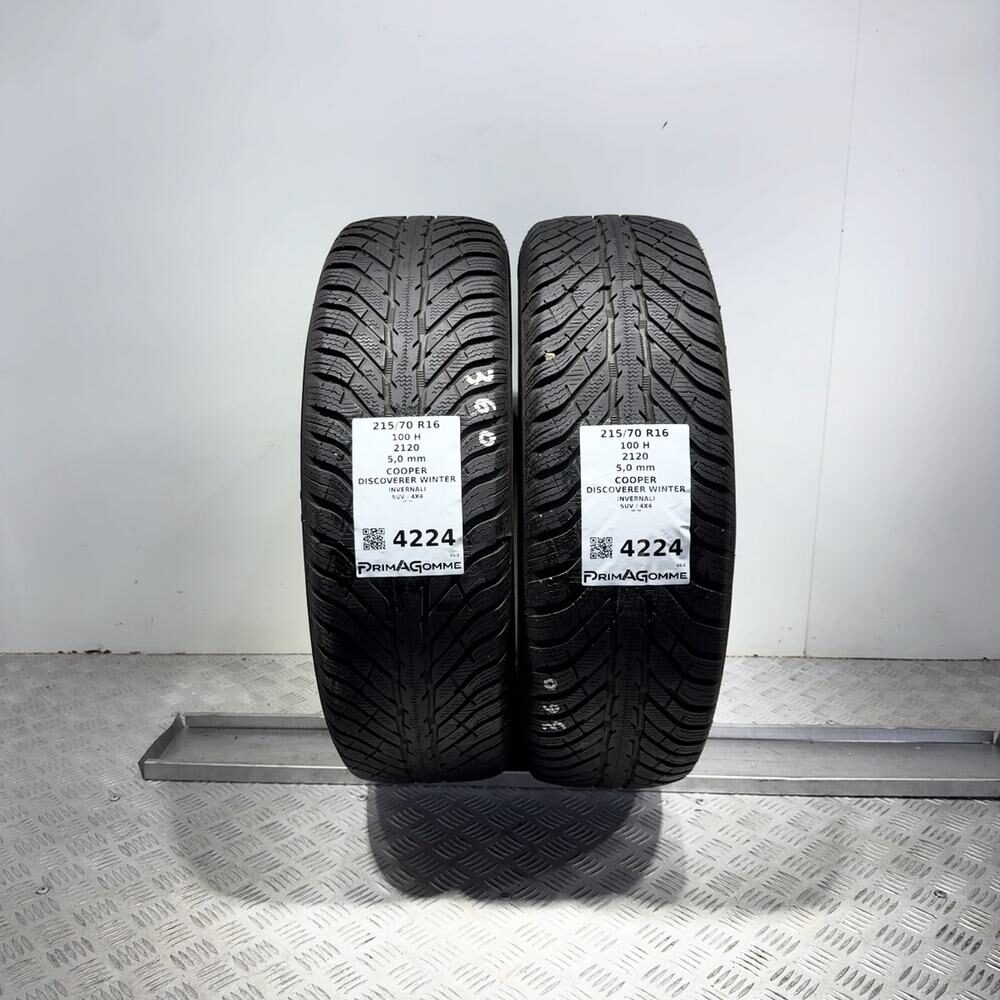Gomme usate COOPER Discoverer Winter 215/70 R16 100H | Prima Gomme Gomme usate COOPER Discoverer Winter 215/70 R16 100H