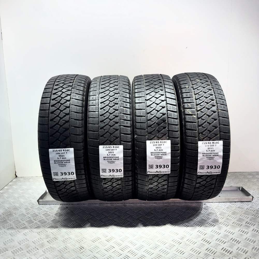 Gomme Usate 215 65 R16C 109/107T Bridgestone Blizzak W810 81% Invernali | Gomme Usate | PrimaGomme.it Gomme usate BRIDGESTONE BLIZZAK W810 215/65 R16C 109/107T