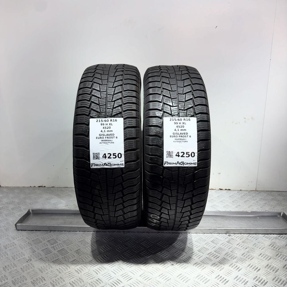 Gomme usate Gislaved Euro Frost 6 215/60 R16 99H | Prima Gomme Gomme usate Gislaved Euro Frost 6 215/60 R16 99H