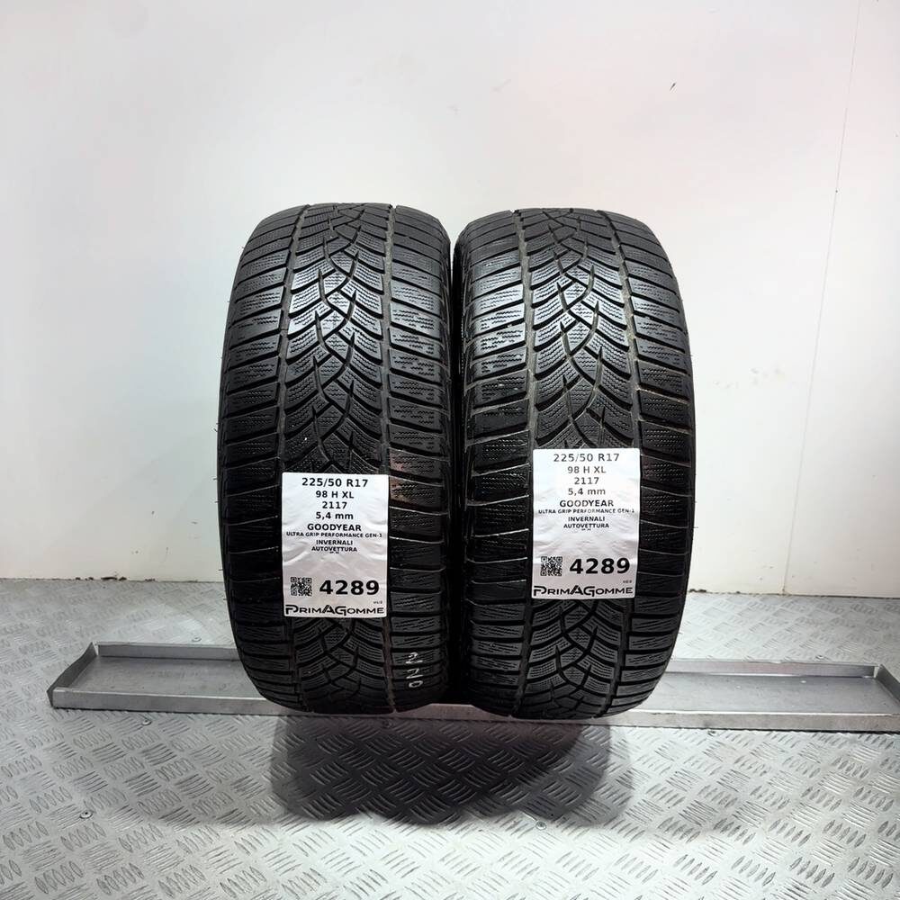 Gomme Usate 225 50 R17 XL 98H Goodyear Ultra Grip Performance Gen-1 Invernali | Gomme Usate | PrimaGomme.it Gomme usate GOODYEAR Ultra Grip Performance Gen-1 225/50 R17 98H