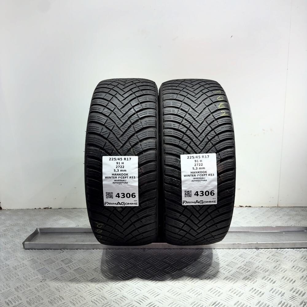 Gomme Usate 225 45 R17 91H Hankook Winter I*Cept RS3 76% Invernali | Gomme Usate | PrimaGomme.it Gomme usate HANKOOK Winter I*Cept RS3 225/45 R17 91H
