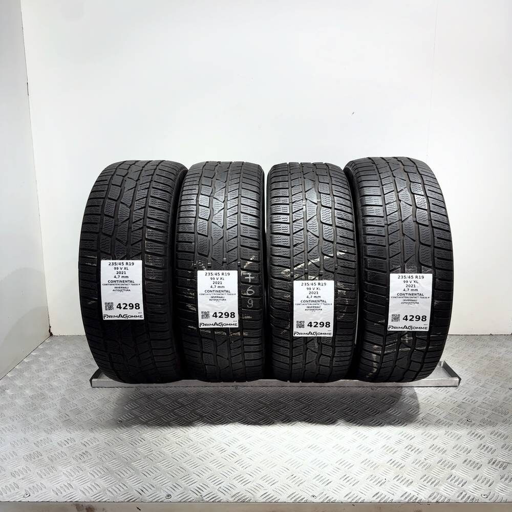 Gomme Usate 235 45 R19 99V XL Continental Contiwintercontact TS830 P Invernali | Gomme Usate | PrimaGomme.it Gomme usate CONTINENTAL Contiwintercontact TS830 P 235/45 R19 99V