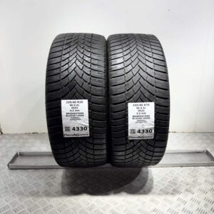Gomme Usate 235 40 R20 96H XL Bridgestone Blizzak LM005 74% Invernali
