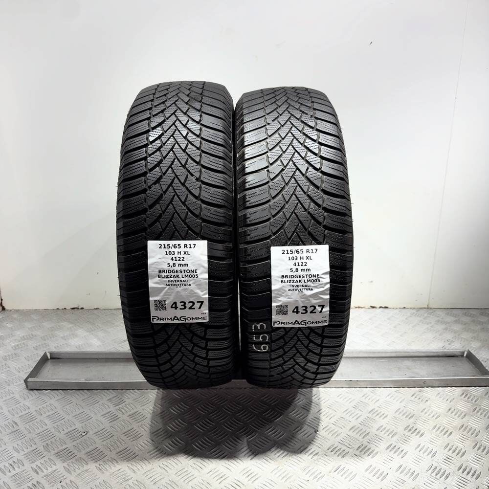 Gomme usate BRIDGESTONE Blizzak LM005 215/65 R17 103H | Prima Gomme Gomme usate BRIDGESTONE Blizzak LM005 215/65 R17 103H
