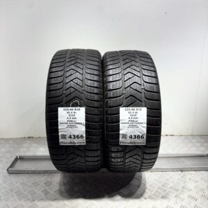 Gomme Usate 225 40 R18 92V XL Pirelli Winter Sottozero 3 Invernali