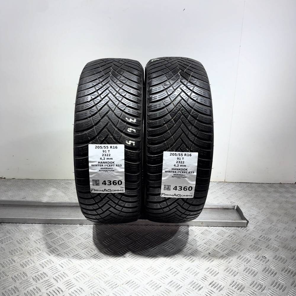Gomme usate HANKOOK Winter I*Cept RS3 205/55 R16 91T | Prima Gomme Gomme usate HANKOOK Winter I*Cept RS3 205/55 R16 91T