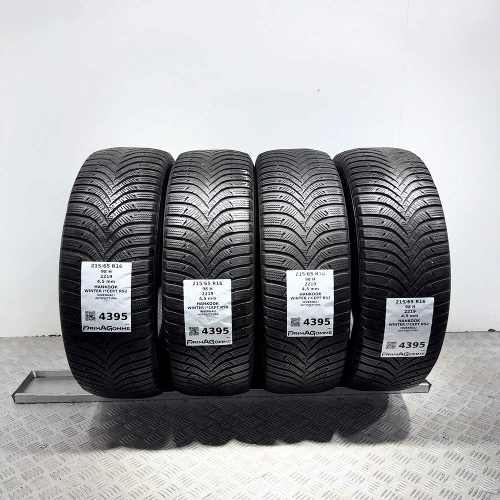 Gomme usate HANKOOK Winter I*Cept RS2 215/65 R16 98H | Prima Gomme Gomme usate HANKOOK Winter I*Cept RS2 215/65 R16 98H