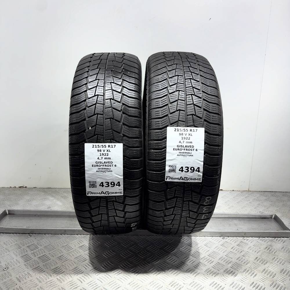 Gomme usate Gislaved Euro*Frost 6 215/55 R17 98V | Prima Gomme Gomme usate Gislaved Euro*Frost 6 215/55 R17 98V