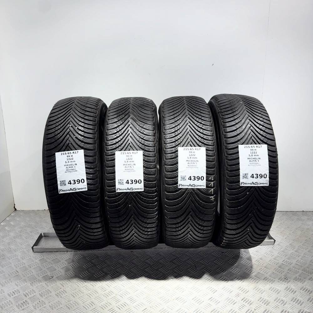 Gomme usate MICHELIN Alpin 5 215/65 R17 99H | Prima Gomme Gomme usate MICHELIN Alpin 5 215/65 R17 99H
