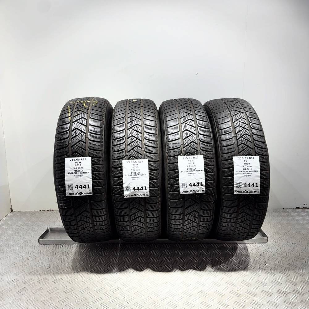 Gomme Usate 215 65 R17 99H Pirelli Scorpion Winter 71% Invernali | Gomme Usate | PrimaGomme.it Gomme usate PIRELLI Scorpion Winter 215/65 R17 99H