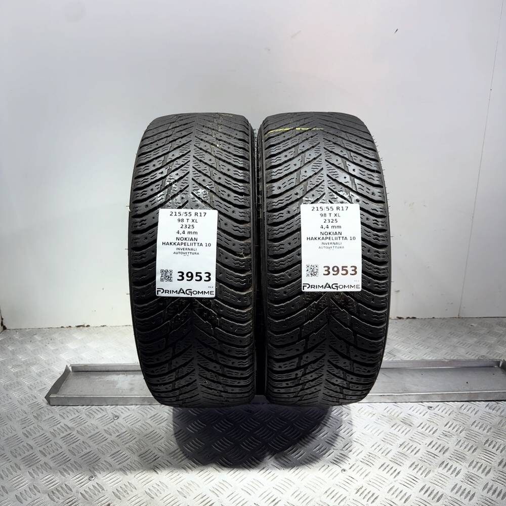 Gomme usate NOKIAN Hakkapeliitta 10 215/55 R17 98T | Prima Gomme Gomme usate NOKIAN Hakkapeliitta 10 215/55 R17 98T