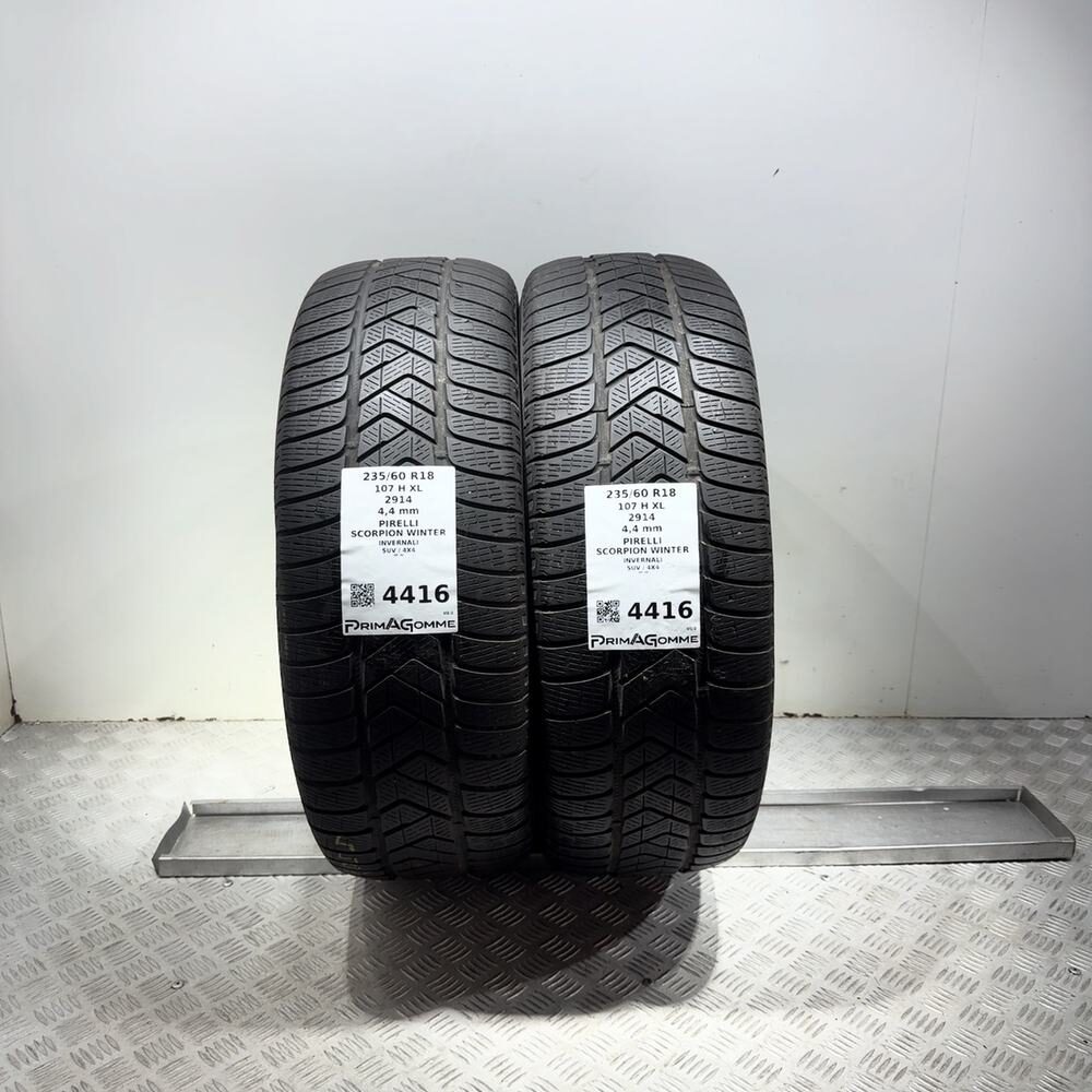 Gomme Usate 235 60 R18 107H XL Pirelli Scorpion Winter Invernali | Gomme Usate | PrimaGomme.it Gomme usate PIRELLI Scorpion Winter 235/60 R18 107H