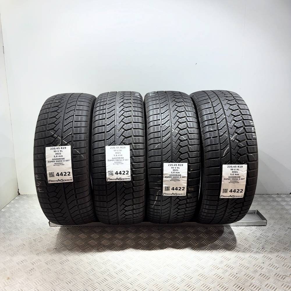Gomme Usate 235 45 R19 99V XL Goodride Zuper Snow Z-507 80% Invernali | Gomme Usate | PrimaGomme.it Gomme usate GOODRIDE Zuper Snow Z-507 235/45 R19 99V