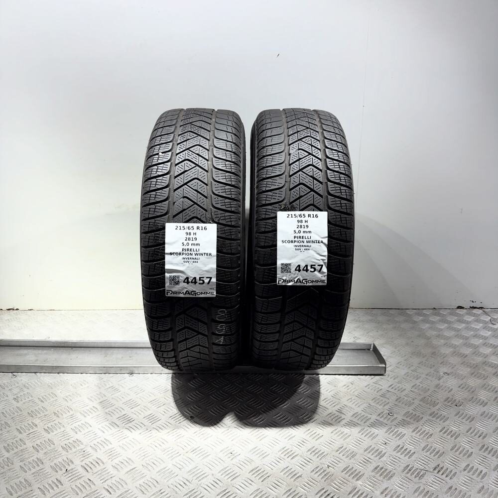 Gomme Usate 215 65 R16 98H Pirelli Scorpion Winter 71% Invernali | Gomme Usate | PrimaGomme.it Gomme usate PIRELLI Scorpion Winter 215/65 R16 98H