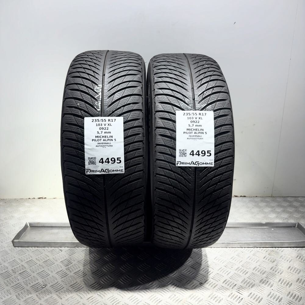 Gomme Usate 235 55 R17 103V XL Michelin Pilot Alpin 5 81% Invernali | Gomme Usate | PrimaGomme.it Gomme usate MICHELIN Pilot Alpin 5 235/55 R17 103V