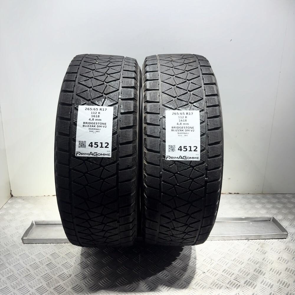 Gomme Usate 265 65 R17 112R Bridgestone Blizzak DM-V2 Invernali | Gomme Usate | PrimaGomme.it Gomme usate BRIDGESTONE Blizzak DM-V2 265/65 R17 112R