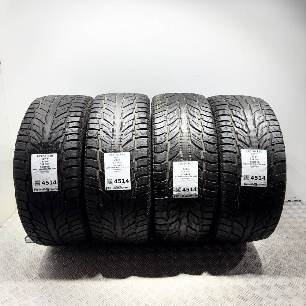 Gomme Usate 265 50 R20 107T Cooper Weather-Master Wsc 77% Invernali | Gomme Usate | PrimaGomme.it Gomme usate COOPER Weather-Master WSC 265/50 R20 107T