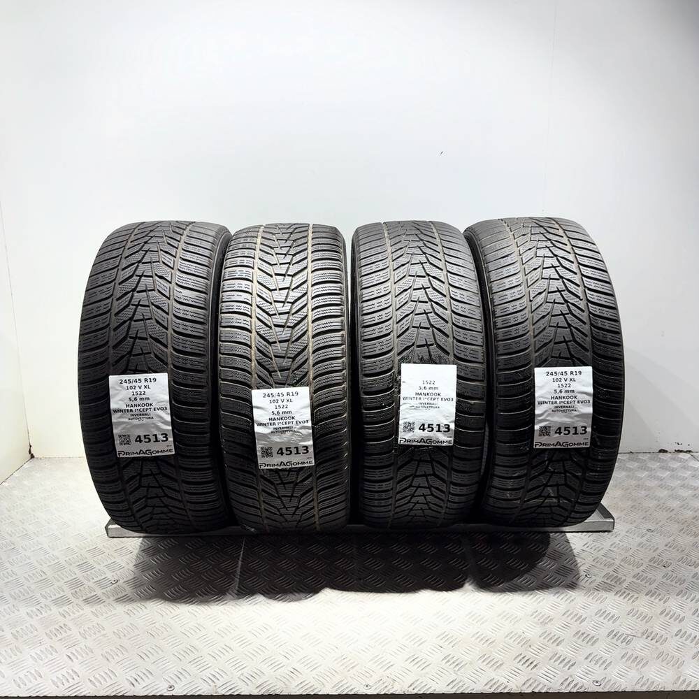 Gomme Usate 245 45 R19 102V XL Hankook Winter I*Cept Evo3 80% Invernali | Gomme Usate | PrimaGomme.it Gomme usate HANKOOK Winter I*Cept Evo3 245/45 R19 102V